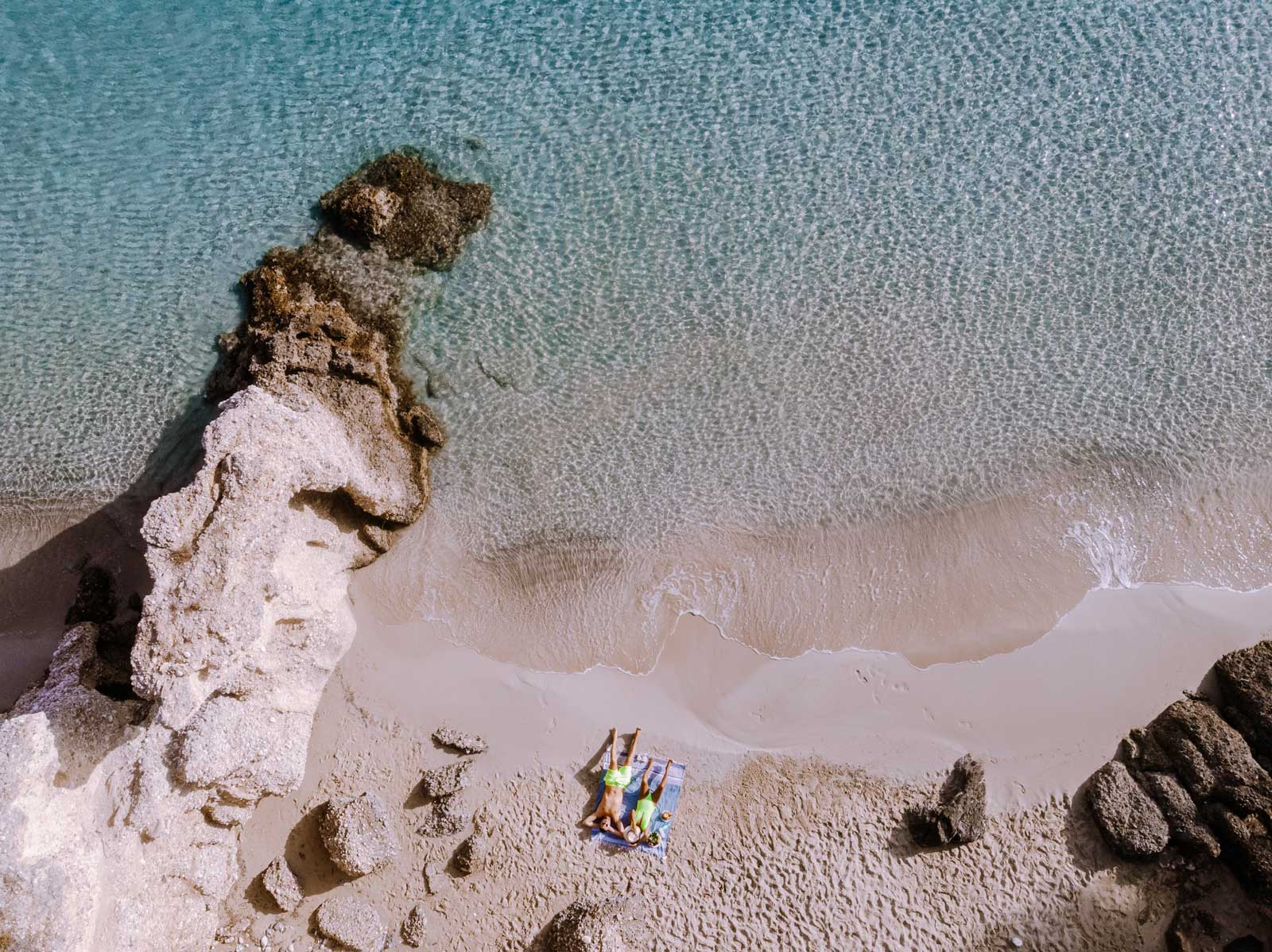 Beach from above