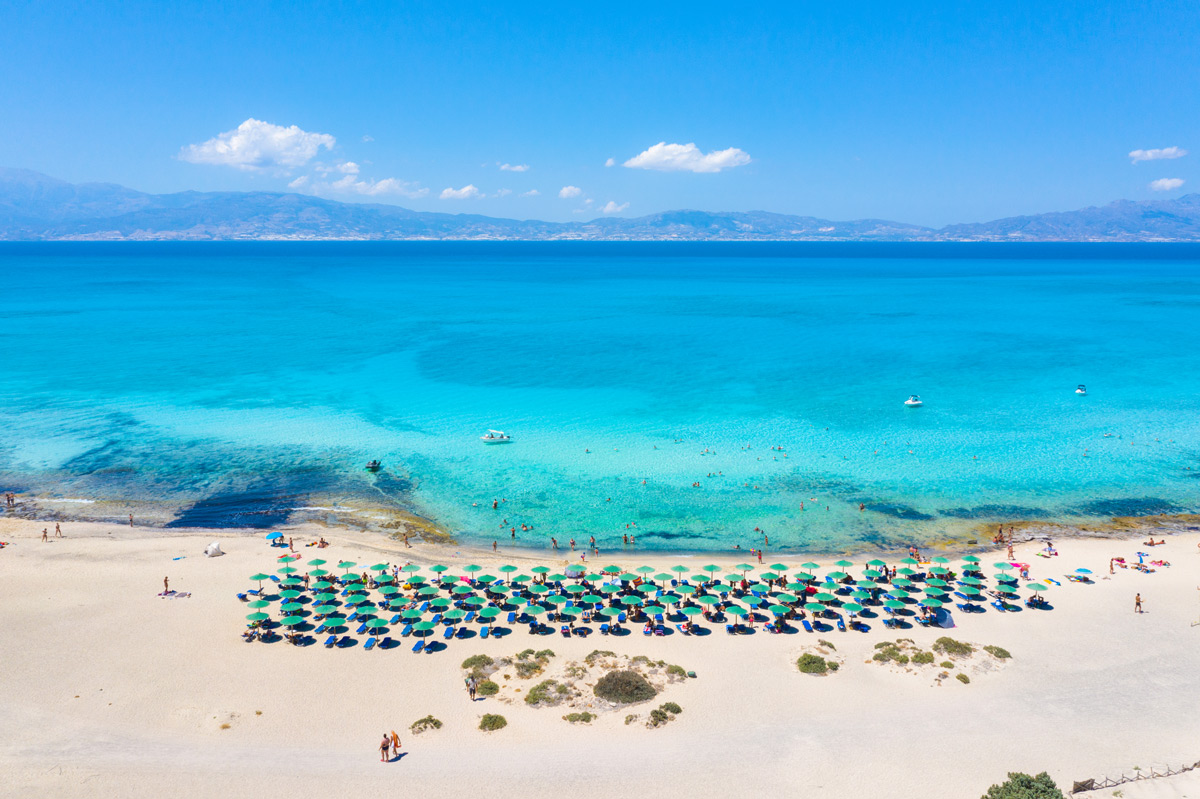 Falasarna beach from above